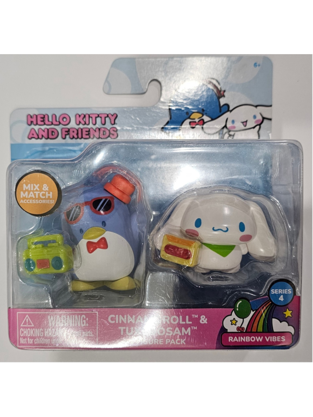 Kids Sanrio Hello Kitty & Friends Cinnamoroll Tuxedosam Figure Pack One Size
